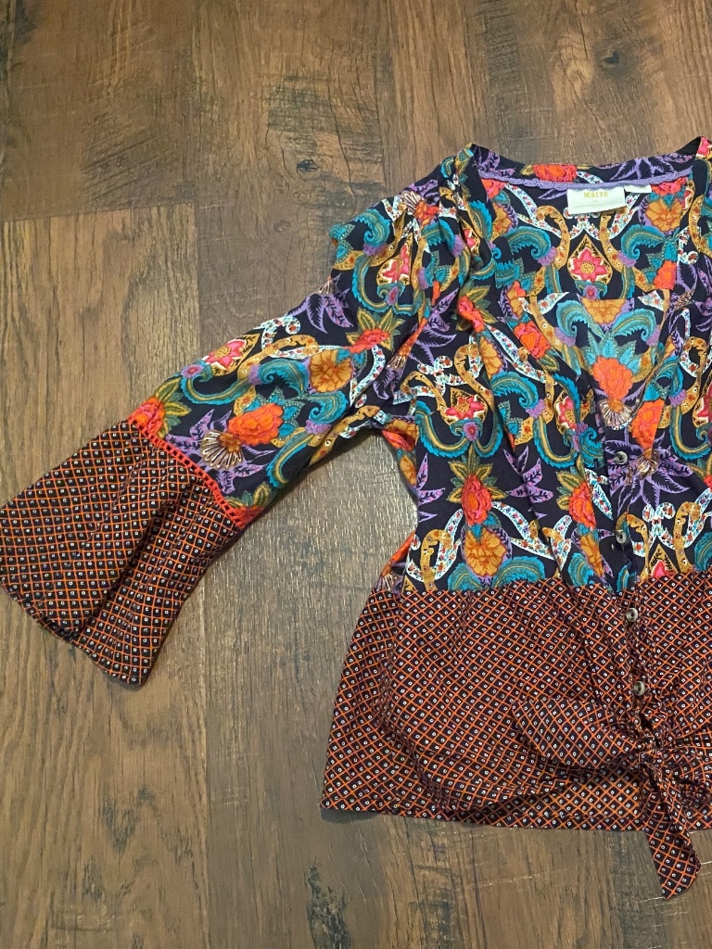 MAEVE by Anthropologie top Sz 8 Casual Summer party Floral